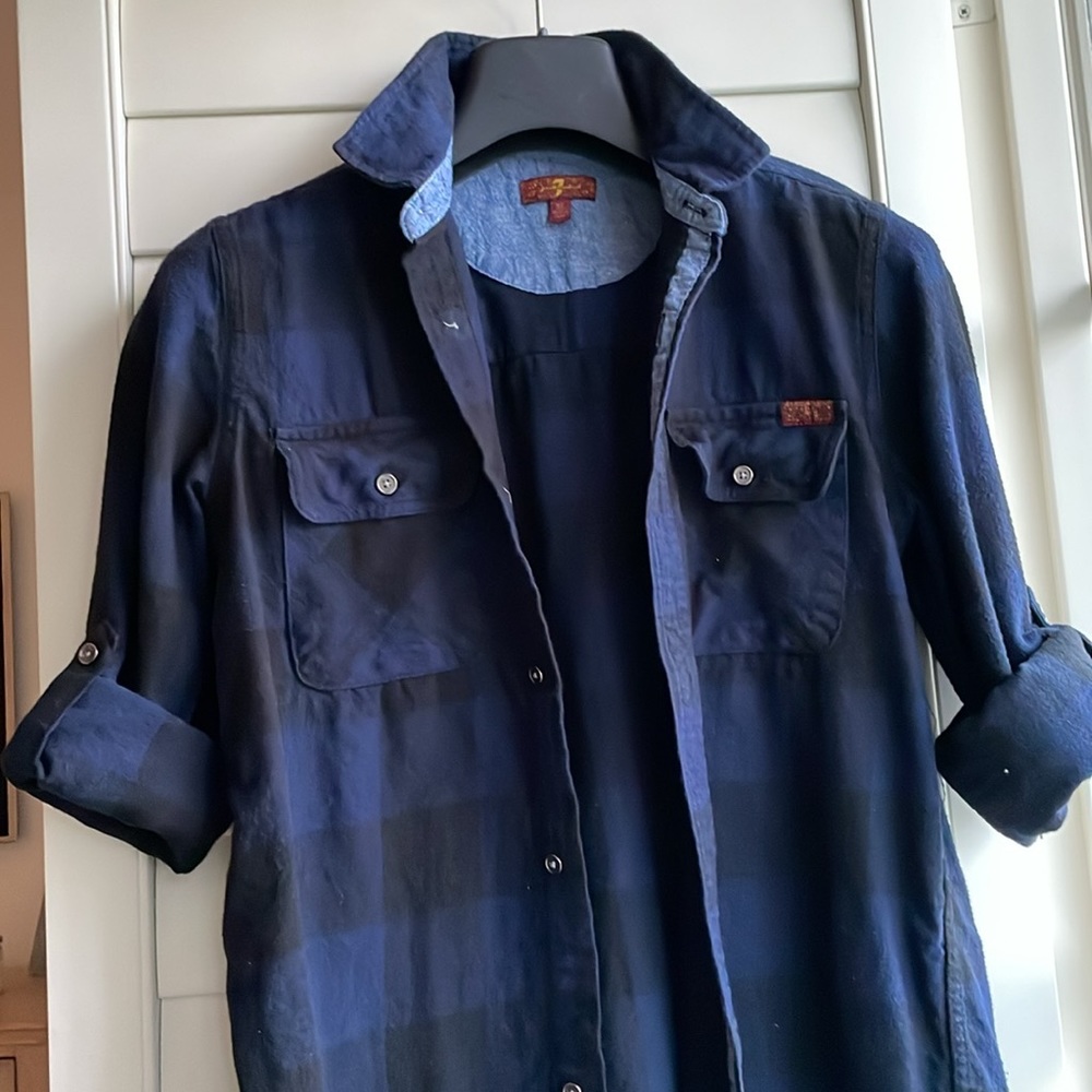2for$10 7 for All Menkind 100% cotton plaid shirt